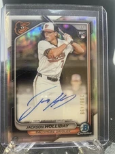 2024 Bowman Chrome - Chrome Rookie AutoJackson Holliday #CRA-JHO 298/499