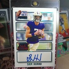 2021 Leaf Pro Set Power Prospects Sam Huard Auto /99 Washington Huskies
