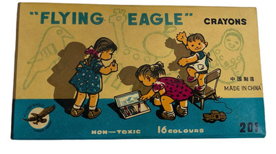 Pastell - Ölkreiden Bunt Vintage Flying Eagle 16PZ