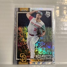 Nick Pivetta 2026 Topps Series 1 Sand Glitter Parallel Card #9 San Diego Padres