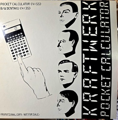 Kraftwerk 12'' Pocket Calculator/Dentaku PRO-A-951 PROMO-NEVER PLAYED!