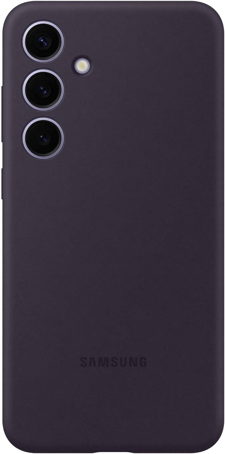 Genuine / Official Samsung Galaxy S24+ Plus Silicone Case / Cover - Dark Violet