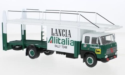 IXO 1:43 Fiat 673 Racing Transporter Lancia Alitalia Racing