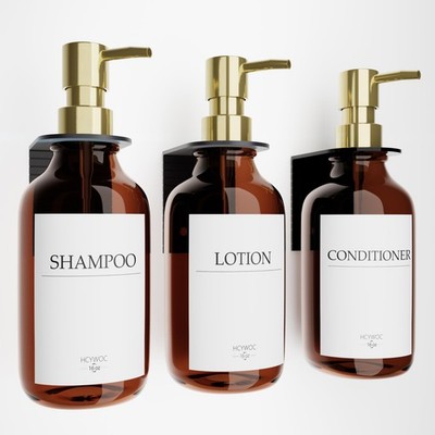 Shampoo Spender für Duschwand, Shampoo und Conditioner Spender mit 16...