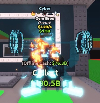 1.2b/s Cyber Gym Bros - Steal A Brainrot