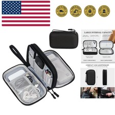Travel Cable Organizer Pouch Electronic Accessories Carry Case Portable Water...
