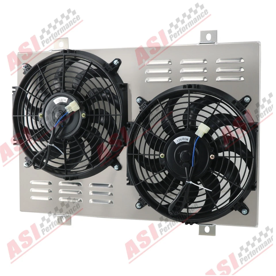 Radiator'Shroud Fan+Relay Fit 1979-93 Ford Mustang Thunderbird Mercury/Cougar AU - image 3 of 4