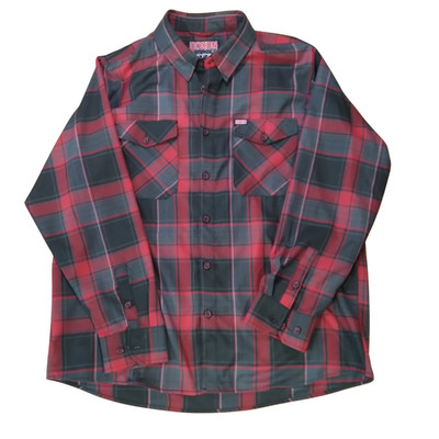 DIXXON Flannel Royal Flush 10 Year Limited Edition Label Size 2XL