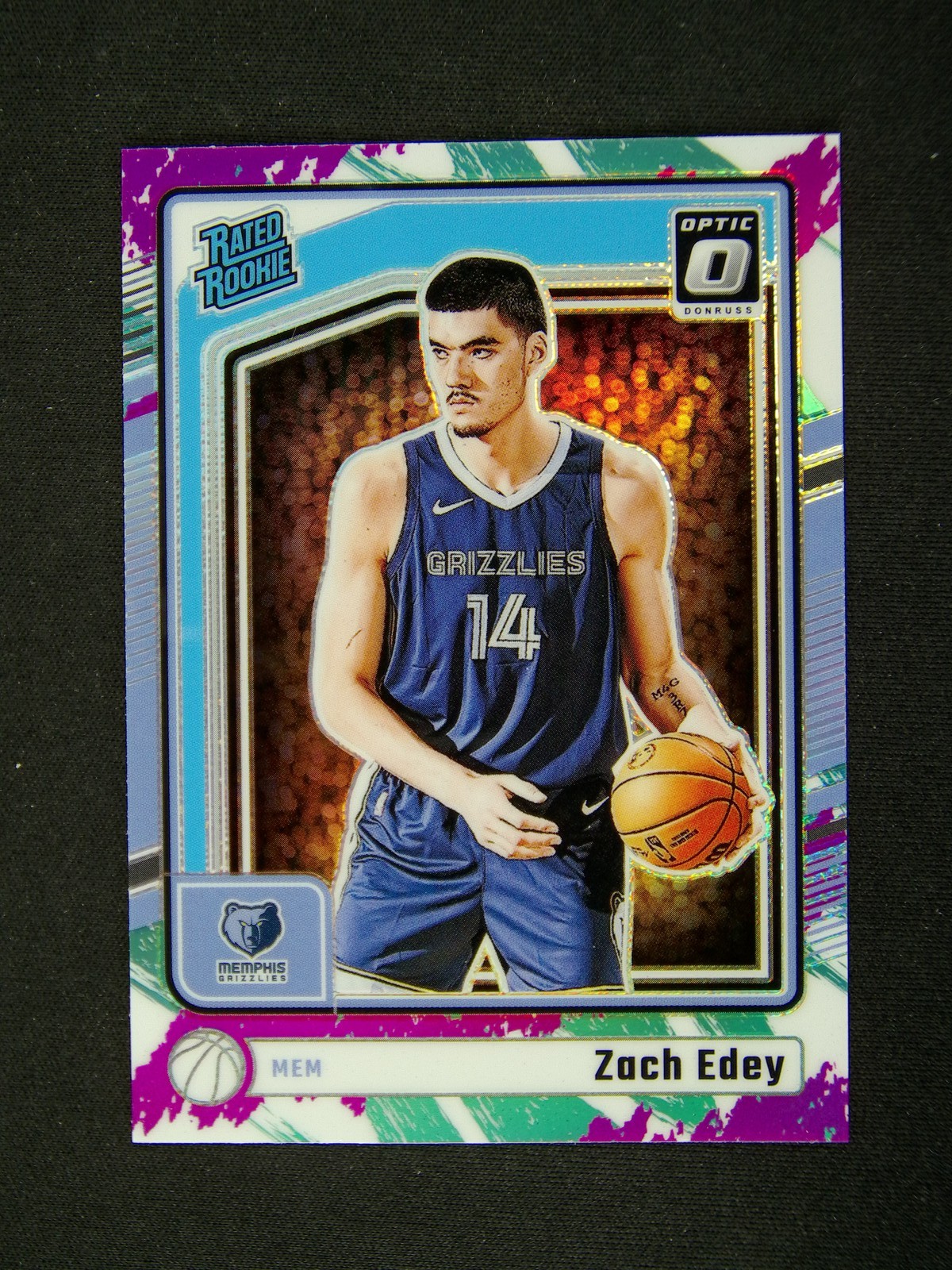 2024-25 Panini Donruss Optic Zach Edey #288 RC Rated Rookie Jazz SP