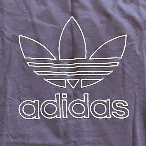 Adidas Original Outline Trefoil Tee XXL Shadow Violet Purple IR7992 NWT New - 第 3/6 張圖片