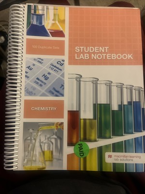 Chemistry Lab Notebook