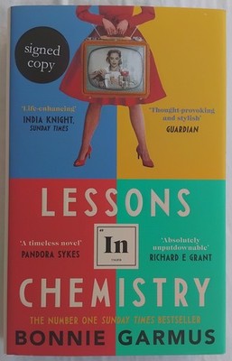 Lessons in Chemistry Bonnie Garmus signed edition Doubleday 2022