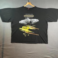 vintage 90s Star Wars Trade Federation Droid Fighters t shirt size 3XL