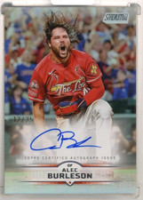 2025 Topps Stadium Club Baseball Alec Burleson Base Autograph Rainbow/25