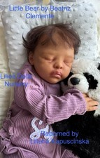 Ethnic  Biracial Reborn Baby Girl Little Bear...
