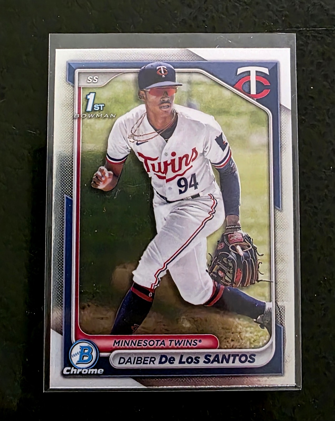 2024 Bowman Chrome #BCP-185 Daiber De Los Santos 1st Prospects