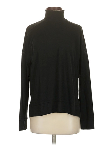 Lucky Brand Women Black Turtleneck Sweater S