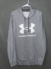 Men's Big  Tall Under Armour Loose UA Rival Fleece Big Logo Pullover Hoodie