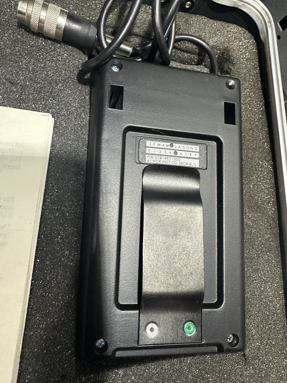 Vintage 1985 Alnor CompuFlow Electro Manometer Model 8530D-I With Manual & Box image 3