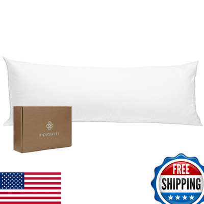 Bioweaves 100 Organic Cotton Body Pillow Cover For Body Pillowcases 300 Thread