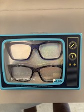 Betsy Johnson Square 2 pack readers +1.50 Blu...