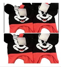 4 Pack Disney Minnie Mouse Hat and Glove Set Toddler Pom Poms and Bow