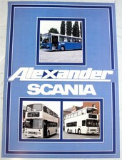 WALTER ALEXANDER SCANIA Bus Body Sales Sheet Single Double Decker N113