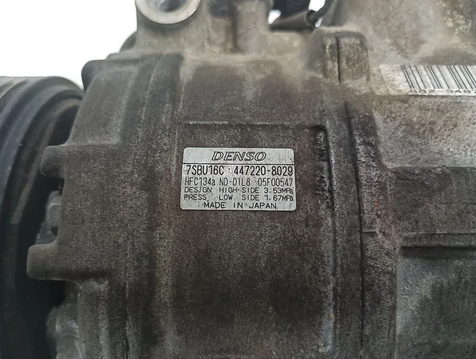 Bomba y embrague compresor de aire acondicionado convertible desde 2005 BMW 330Xi (12122908 Foto 2 de 4