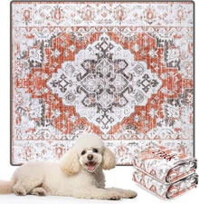 Washable Puppy Pee Pads for Dogs with Pheromones (Bohem 18" X24" 2 Pack), Traini