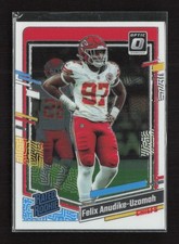 2023 Donruss Optic #256 Felix Anudike-Uzomah Kansas City Chiefs Rookie