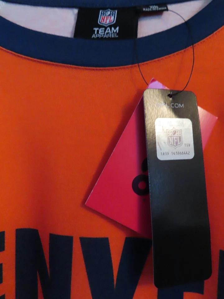 NFL Forever Collectibles Denver Broncos Colorblock Marca Raglán XL Para hombres Nuevo con Etiquetas Foto 2 de 4