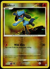 Riolu 61/130 Diamond & Pearl - Reverse Holo Pokemon - DMG on eBay