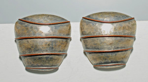 TALYA BAHARAL 1980 Modernist Sculptural Clips-On Earrings In ,925 Sterling