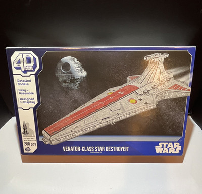 Spin Master 4D Build Star Wars Venator-class Star Destroyer Model Kit 288 pcs