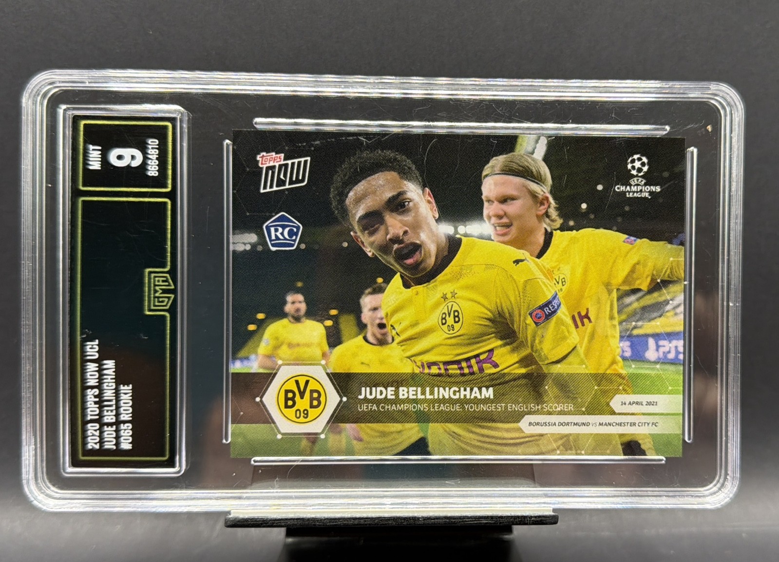 🔥2020-21 Topps Now UEFA UCL - Erling Haaland, Jude Bellingham /41113 (RC)🔥