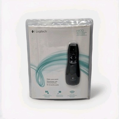 Logitech R400 Presenter Remote Control & Laser Pointer New Sealed