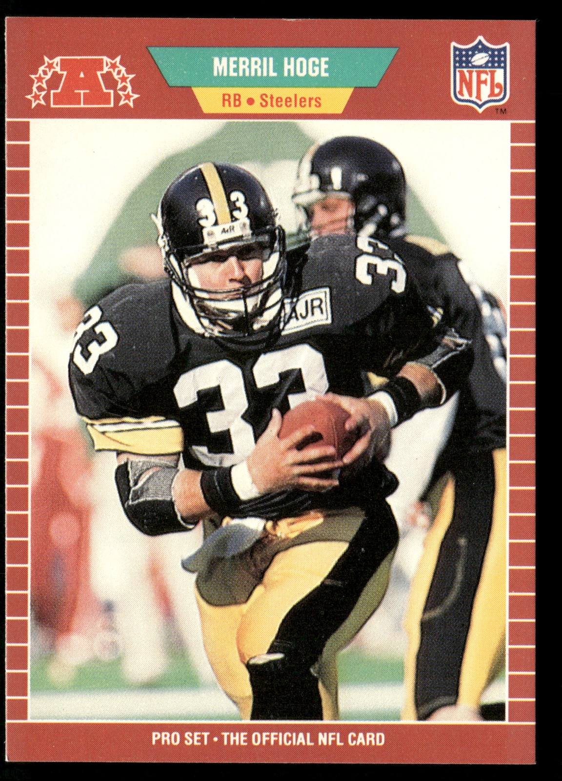 1989 Pro Set #348 Merril Hoge