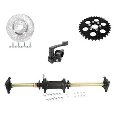 32 Rear Axle Kit 530 Chain Sprocket Brake Disc for ATV Go Kart Buggy 110cc 200cc
