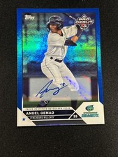 2023 Topps Pro Debut Blue Foil Auto /150 Angel Genao Auto TOP 100 MLB PROSPECT