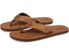 Reef Men's Leather Smoothy Sandal - Bronze Brown - Mens Size 9