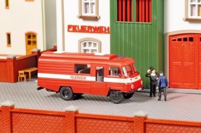 Auhagen MiniCar TT Robur LO3000 Halbbus Feuerwehr 66061