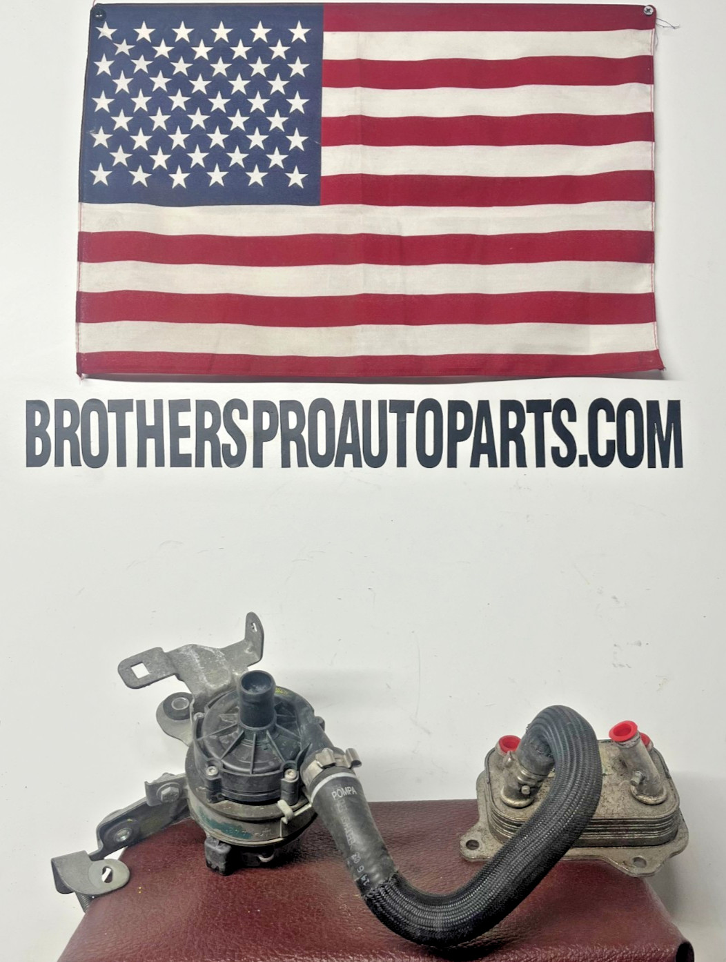 2015 MASERATI GHIBLI S COOLANT ENGINE WATER PUMP AUXILIARY 670005347