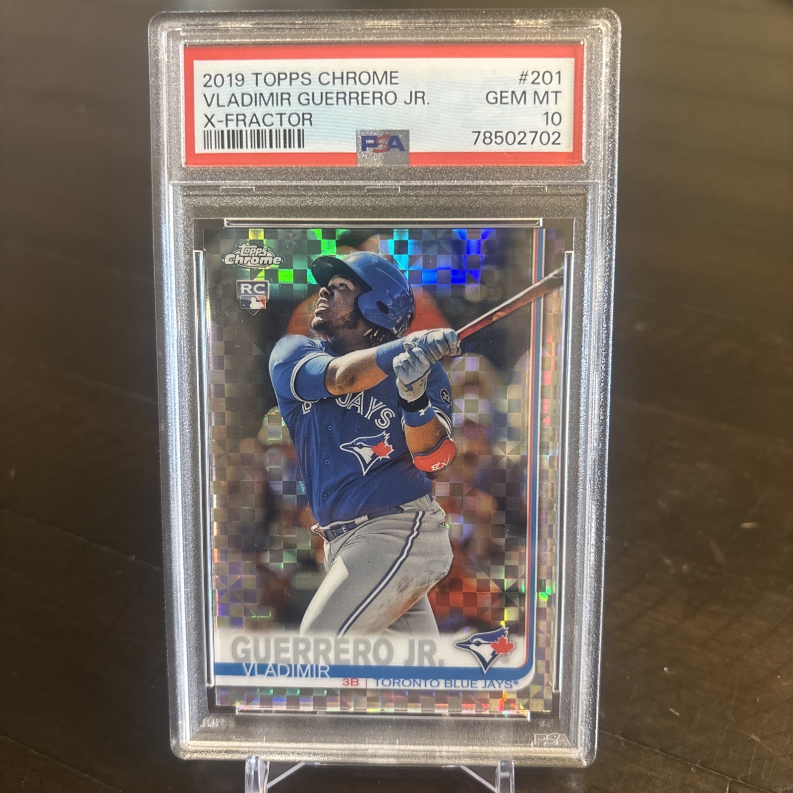 2019 Topps Chrome - Vladimir Guerrero Jr. #201 X-Fractor (RC) PSA 10