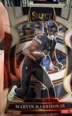 2025 Panini Select - Concourse Marvin Harrison Jr. #22 White Prizm /35