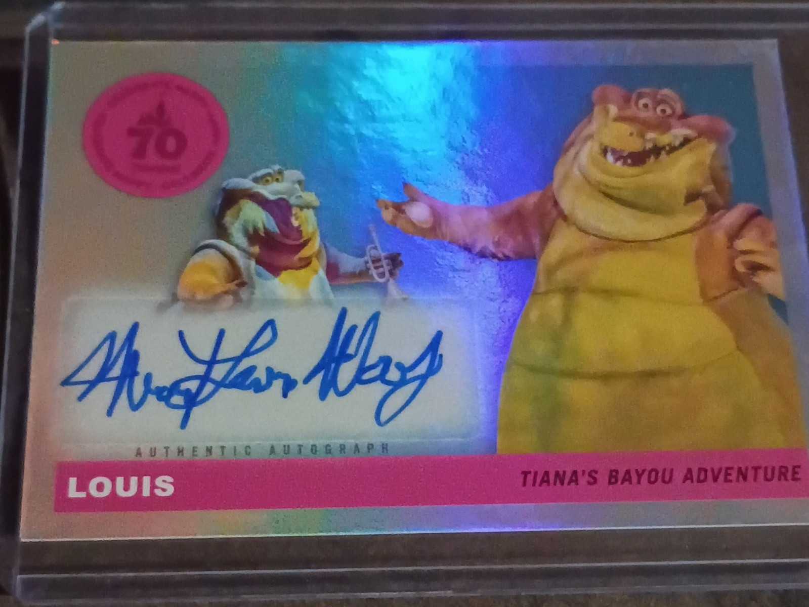 2025 Topps Disneyland 70th Anniversary Louis Autograph Tiana's Bayou Adventure