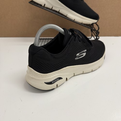 Skechers Arch Fit Black Trainers Air Cooled UK 5 - Picture 3 of 14