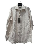 New Canali Men's Size 42-16.5 Impeccabile Dress Shirt Long Sleeve Made In Italy