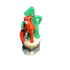 Gumby & Pokey Rare PHB Porcelain Hinged Trinket Box Midwest of Cannon Falls NIB