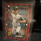 Topps Holiday Plaid Rookie Card Paul Skenes Pittsburgh Pirates #H165 2024