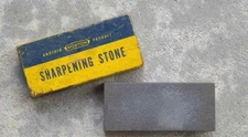 VINTAGE   NORTON IB-134 Sharpening Stone BEHR-MANNING CO. with BOX